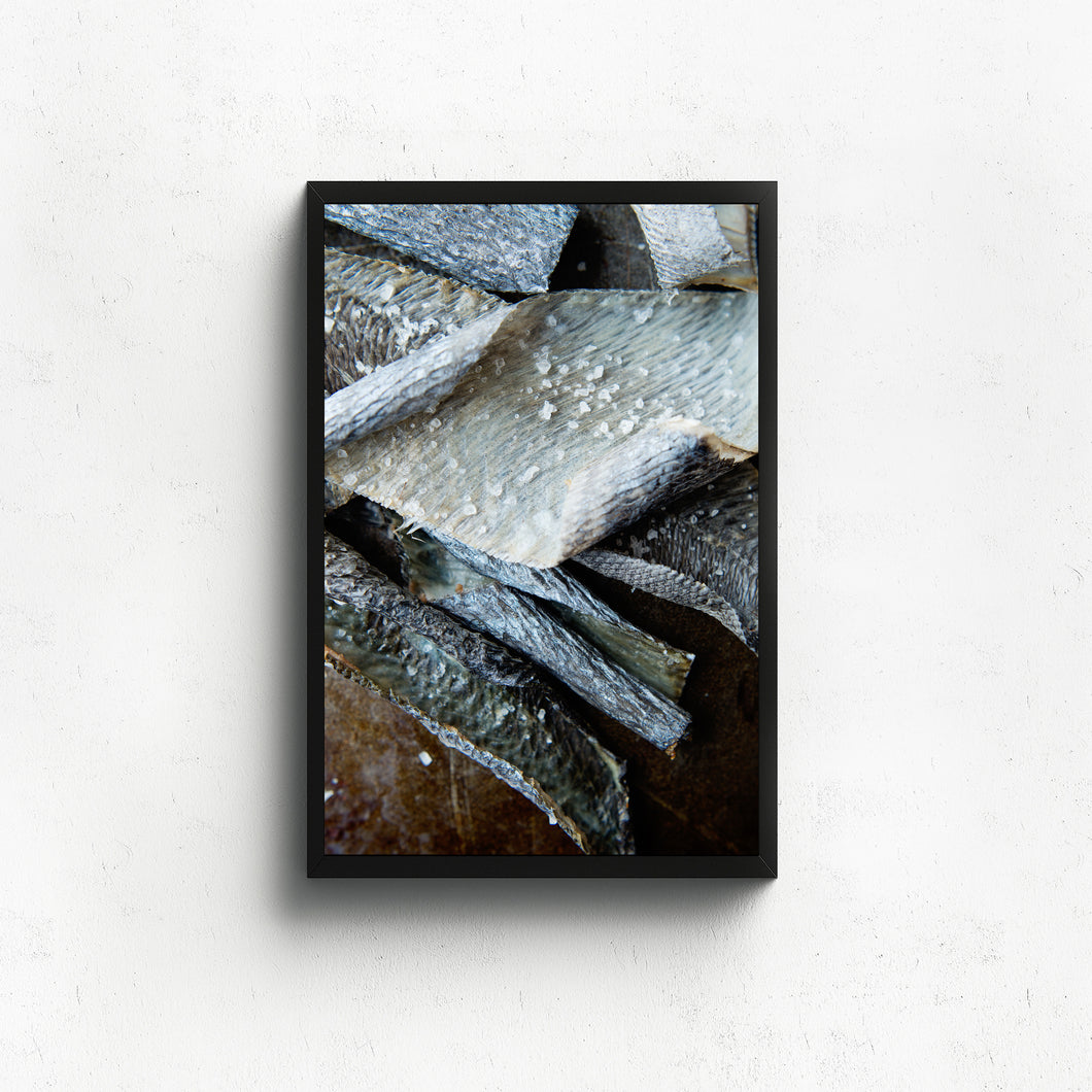 Crispy Fish Skins - Claire Gunn