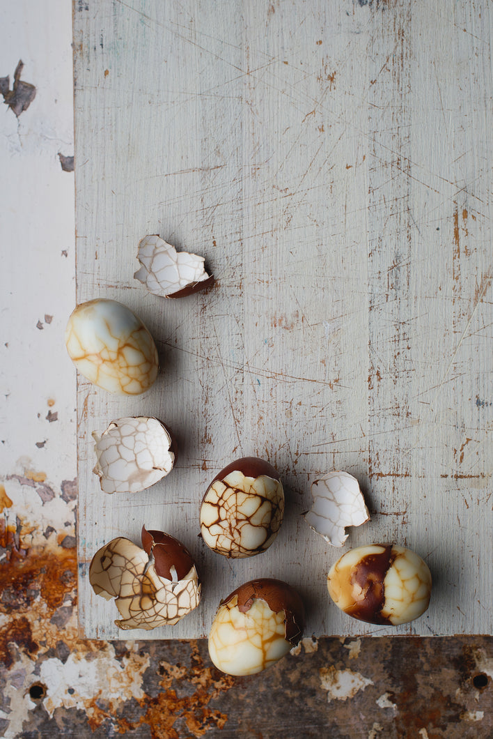 Tea-soaked Eggs - Claire Gunn